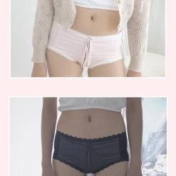 Japanese Lingeire BabyDoll Ribbon Satin Pantie New Arrivals