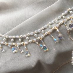 Peiliee Shop Fairies Sparkle Crystal Drops Necklace Handmade New Arrivals