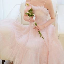 Customized [Couture] Sakura Romance Pink Bridal Dress New Arrivals