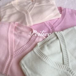 Peiliee Shop [By Peilieeshop] The Dancing Swan Soft Cardigan New Arrivals