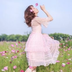 12 Studio [Mid Season SALE] Sakura Waltz Romantic Dress