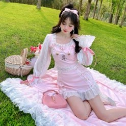 Summer Joy New Arrivals [Premium Selected] Rose Amour Princess Dress Set (Designer SJ)