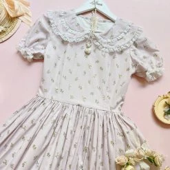 Le Flacon Summer 2022 Leflacon [Pre-order] 'Mlle. Lilac' Dreamy Cotton One-piece