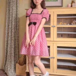 12 Studio Raspberry Chocolate Cake Vintage Dress