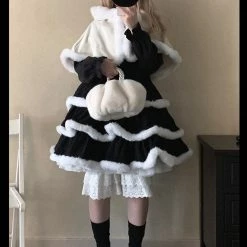 Sleep Doll [Pre-order] Snow Angel Dress Set With Cape Summer 2022