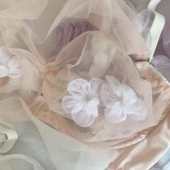 Japanese Lingeire [Basic] Flower Fairy Bralette Set New Arrivals