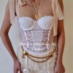 Peiliee X Blueberry Pie Vintage [Only 1 - Sweden] Fairy Dreamy Vintage French Bustier Corset