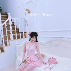 Summer Joy [Premium Selected] Cream Tulip Dress (Designer SJ) New Arrivals