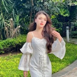 Boss JIA River Flows In Springtime Mini Dress Summer 2022