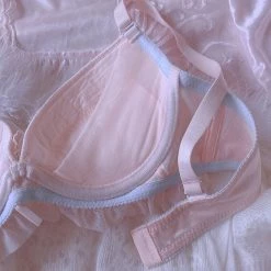 Japanese Lingeire Angel Like Ribbon Bra Set