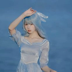 Visible Milky Way New Arrivals The Sunset Mermaid Lolita Fashion Dress