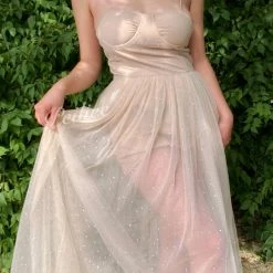 Chic Memories Moonlight Floral Midi Dress With Crystals