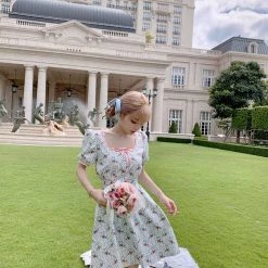 Peiliee Shop X Chic Memories [Exclusive To PeilieeShop ] Oil Painting Girls Dress