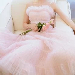 Customized [Couture] Sakura Romance Pink Bridal Dress New Arrivals