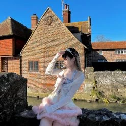 [Arilf] Mermaid Fairy Doll Floral Top Vest