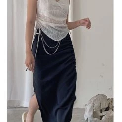 New Arrivals [Premium Selected] Time Will Tell Lace Floral Crop Top