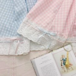 [Exclusive To PeilieeShop] Orange Blossom Gingham Dress New Arrivals