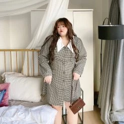 DAJUN [Curve Beauty] Live The French Way Autumn Dress New Arrivals