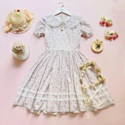 Le Flacon Summer 2022 Leflacon [Pre-order] 'Mlle. Lilac' Dreamy Cotton One-piece