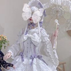 2K Lolita Fashion Last Chance [Pre-order] The Twins Gothic Lolita Fashion Dress Corset Set