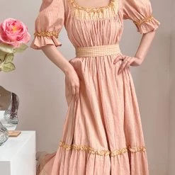 Summer 2022 Flowers And Songs Vintage Inspired Dress