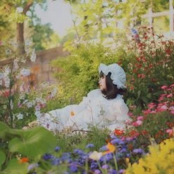 Peiliee Shop New Arrivals Sleepy Bun Babydoll Lolita Fashion Handmade Lace Bunny Ear Hat [Available For Customize]