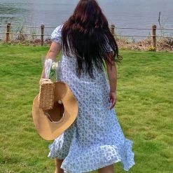 DAJUN [Curve Beauty] Summer Rainy Days Floral Vintage Dress New Arrivals