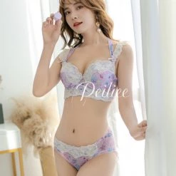 Miss KIKI (Curve Size Included) Mermaid Story Soft Bra Set [Premium Selected Japanese Brand]