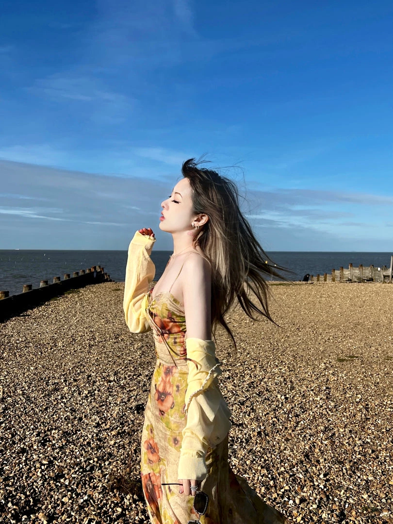 Arilf Pomegranate Flower Sea Floral Dress 11 Arilf Pomegranate Flower Sea Floral Dress