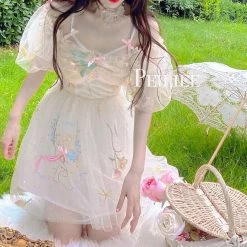 Summer Joy [Peiliee X Summer] Song Of The Angels Off-shoulder Dress (Designer SJ) New Arrivals