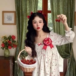 [Mid Season SALE] La Rose Rouge French Lace Dress (Design By Canmi)