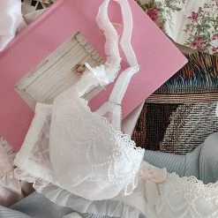 Japanese Lingerie Angel Ribbon For Stars And Roses Bra Set 40 Japanese Lingerie Angel Ribbon For Stars And Roses Bra Set