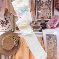 Peiliee Shop Lovely Dolly Ribbon Girl Stocking New Arrivals