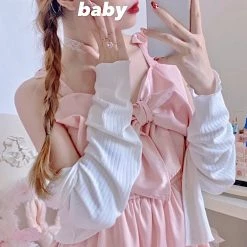 Peiliee ShopX Canmi [Mid Season SALE] Kiss Me Softly Satin Dress