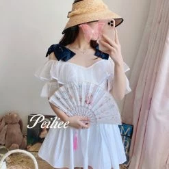 One To Land [Premium Selected] Moonlight Memory Mini Dress