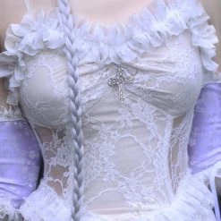 Blood Supply New Arrivals Angelic Dream Velvet Lace Dress 8 Blood Supply New Arrivals Angelic Dream Velvet Lace Dress