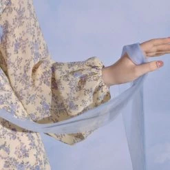 SEC-FLY Poem Of The Garden Floral Dress Set