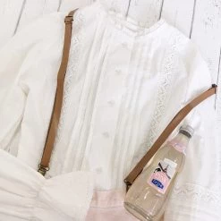 Peiliee Shop Girls’ Feelings Are Always Poetic Cotton Shirt Summer 2022