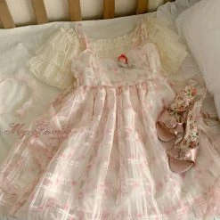 My Favorite 2022 New Arrivals [Basic] Tulips Letter Mini Dress