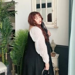 DAJUN [Curve Beauty] The Night Waltz Velvet Dress New Arrivals