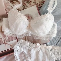 Japanese Lingerie Angel Ribbon For Stars And Roses Bra Set 55 Japanese Lingerie Angel Ribbon For Stars And Roses Bra Set