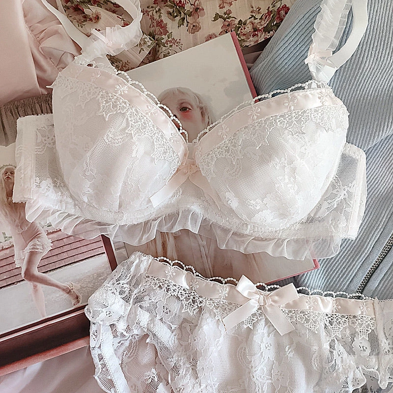 Japanese Lingerie Angel Ribbon For Stars And Roses Bra Set 26 Japanese Lingerie Angel Ribbon For Stars And Roses Bra Set