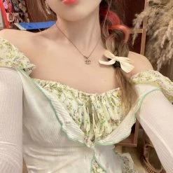 Arilf [Premium Selected] Spring Fairy Multi Color Thin Cardigan