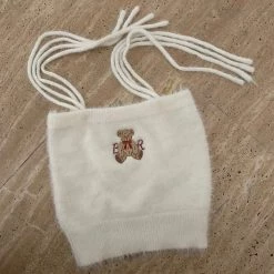 RIBERRY [Basic] Bear And You Faux Fur Top