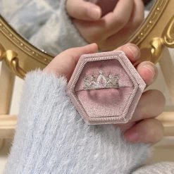 RAN Handmade Jewelry Princess Angela Crown Silver Ring Summer 2022