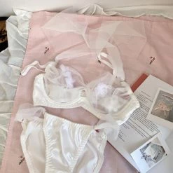 Japanese Lingeire [Basic] Flower Fairy Bralette Set New Arrivals
