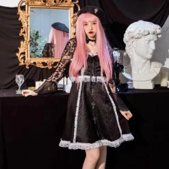 Peiliee Shop Rose Water Pastel Pink Long Wig