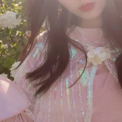 Peiliee Shop Mermaid Shell Handmade Sparkling Outer