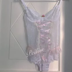 Peiliee Shop Snow Angel Handmade Corset Lingerie 5 Peiliee Shop Snow Angel Handmade Corset Lingerie