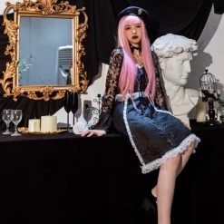 Peiliee Shop Rose Water Pastel Pink Long Wig